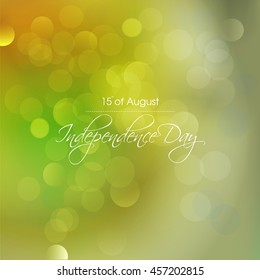 Happy Independence day India, Vector illustration, Flyer design for 15th August