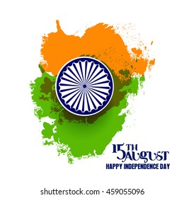 Happy Independence day India, Vector illustration, Flyer design for 15th August
