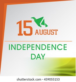 Happy Independence day India, Vector illustration, Flyer design for 15th August
