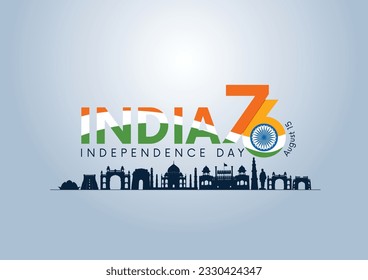 happy independence day India.15th August background. vector illustration design