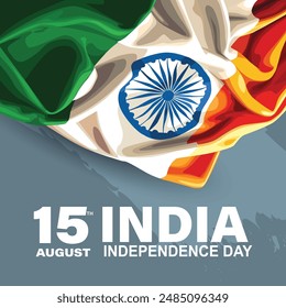 happy independence day India.15th August background. vector illustration design