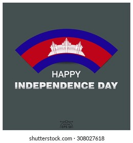 Happy independence day of Kingdom of Cambodia