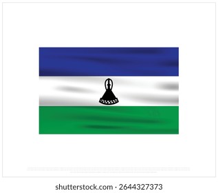 Happy Independence day, Lesotho Independence day, Lesotho, Lesotho Flag, 4 October, 4th Ocotber, Independence Day, National Day, National Flag, Icon