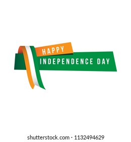 Happy Independence Day Logo Vector Template Design Illustration