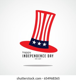 Happy Independence Day Logo Vector Template