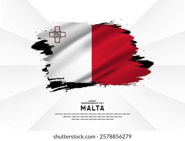 Happy Independence Day, Malta, Malta flag