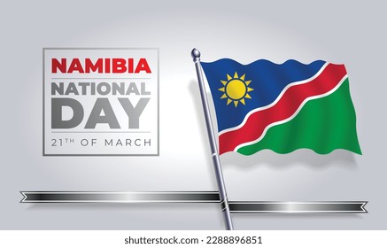 Happy independence day Namibia Vector Template Design