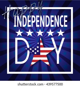 Happy Independence Day Poster, Happy Fourth of July card