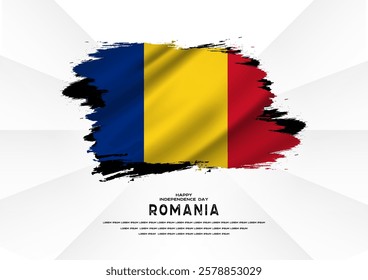 Happy Independence Day, Romania, Romania flag