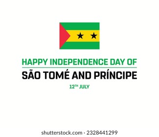Happy Independence Day of Sao Tome and Principe, Independence Day of Sao Tome and Principe, Sao Tome and Principe, Flag, 12 July, National Day svg