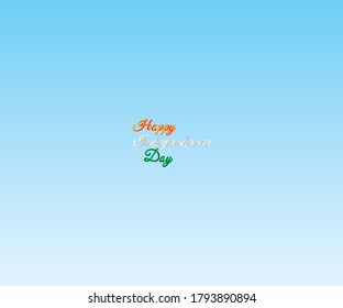Happy Independence Day in script font