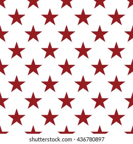 Happy Independence Day seamless pattern vector. Memorial day. 4th of July. Set of American backgrounds. Collection of seamless patterns in traditional red, blue and white colors. USA flag vector.