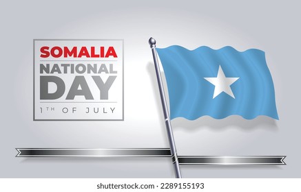 Happy independence day Somalia Vector Template Design