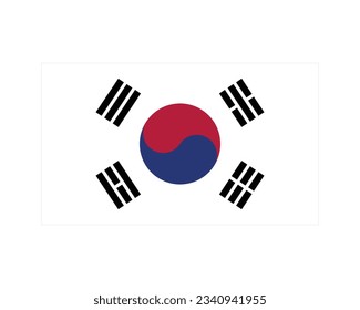 Happy Independence day South Korea, South Korea, 15th August, 15 August, National Day, Independence Day, National Flag of South Korea Typography Vector Eps Illustration Icon Design object