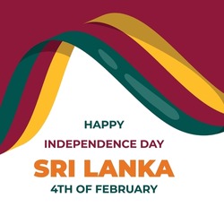 Happy Independence Day Sri Lanka, Sri Lanka Independence Day Social Media Banner Design