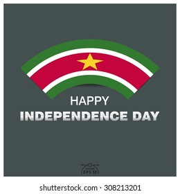 Happy independence day of Suriname