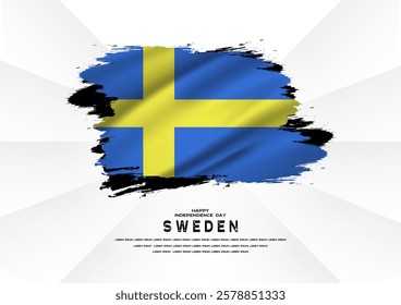 Happy Independence Day, Sweden, Sweden flag