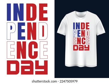 Happy Independence day T-shirt design