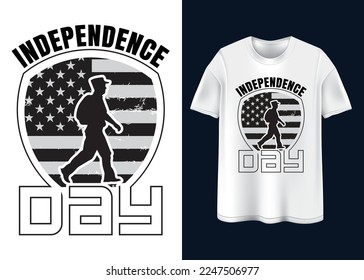 Happy Independence day T-shirt design
