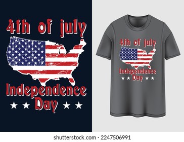 Happy Independence day T-shirt design