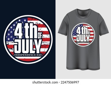 Happy Independence day T-shirt design