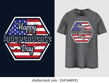 Happy Independence day T-shirt design
