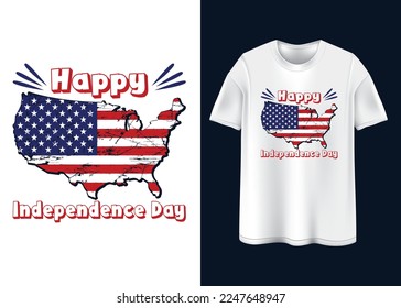 Happy Independence day T-shirt design