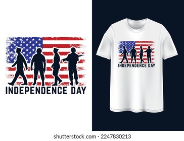 Happy Independence day T-shirt design