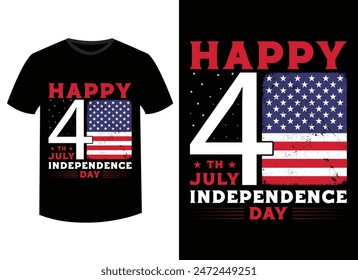 Happy independence day T-shirt design