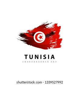 Happy Independence Day Tunisia Concept Vector Illustration Suitable For Greeting Card, Wallpaper, Background, Banner, Poster And Landing Page Website