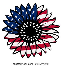 785 American flag sunflowers Images, Stock Photos & Vectors | Shutterstock