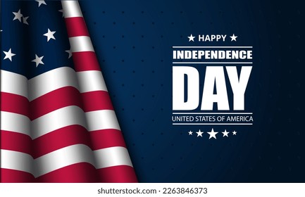 Happy independence day United States of America background design vector illustration