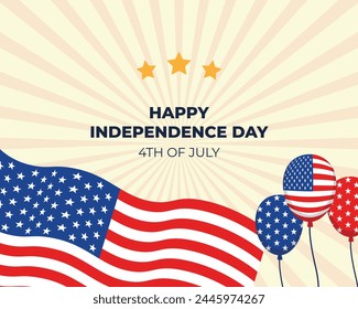 Happy Independence Day United States of America 4th of July