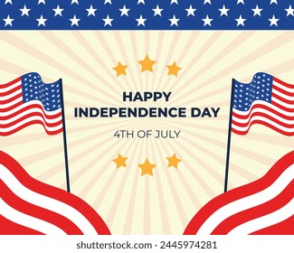 Happy Independence Day United States of America 4th of July