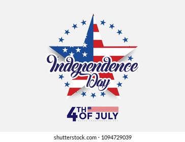 Happy Independence Day, USA, 4 Th Of July. Vector Illustration.