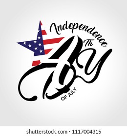Happy Independence Day, USA, 4 Th Of July. Vector Illustration.