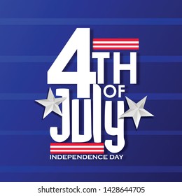 Happy Independence Day of USA 4th of July 
