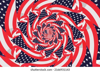 Happy Independence Day USA, 4th July. The Memorial Day Of United Stats Of America