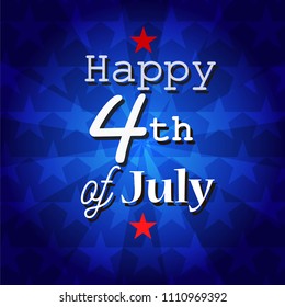 Happy independence day USA background. 4th of July.Design background with stars.