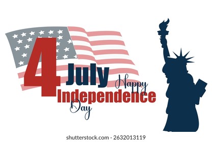 Happy Independence Day, USA Independence Day design, Simple Celebrating USA Independence day design with Beer and fireworks