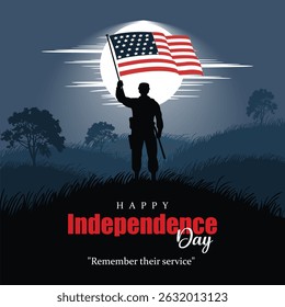 Happy Independence Day, USA Independence Day design, Simple Celebrating USA Independence day design with Beer and fireworks