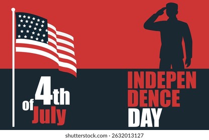 Happy Independence Day, USA Independence Day design, Simple Celebrating USA Independence day design with Beer and fireworks