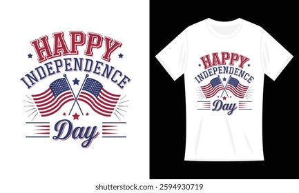 Happy Independence Day USA T-shirt Design