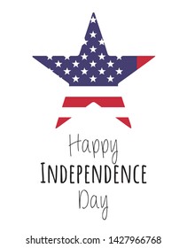 Happy Independence day vector Happy 4th July- Star USA