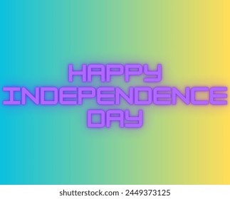 happy independence day vector design in beautiful background