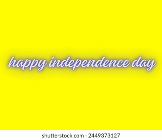 diseño del Vector del día de la independencia feliz en el fondo hermoso