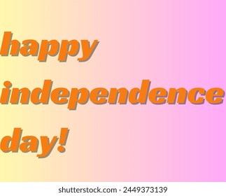 happy independence day vector design in beautiful background