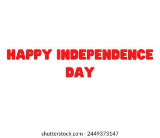 happy independence day vector design in beautiful background