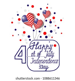 happy independence day vector illustration