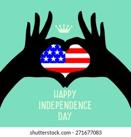 Happy Independence Day - Vector illustration
